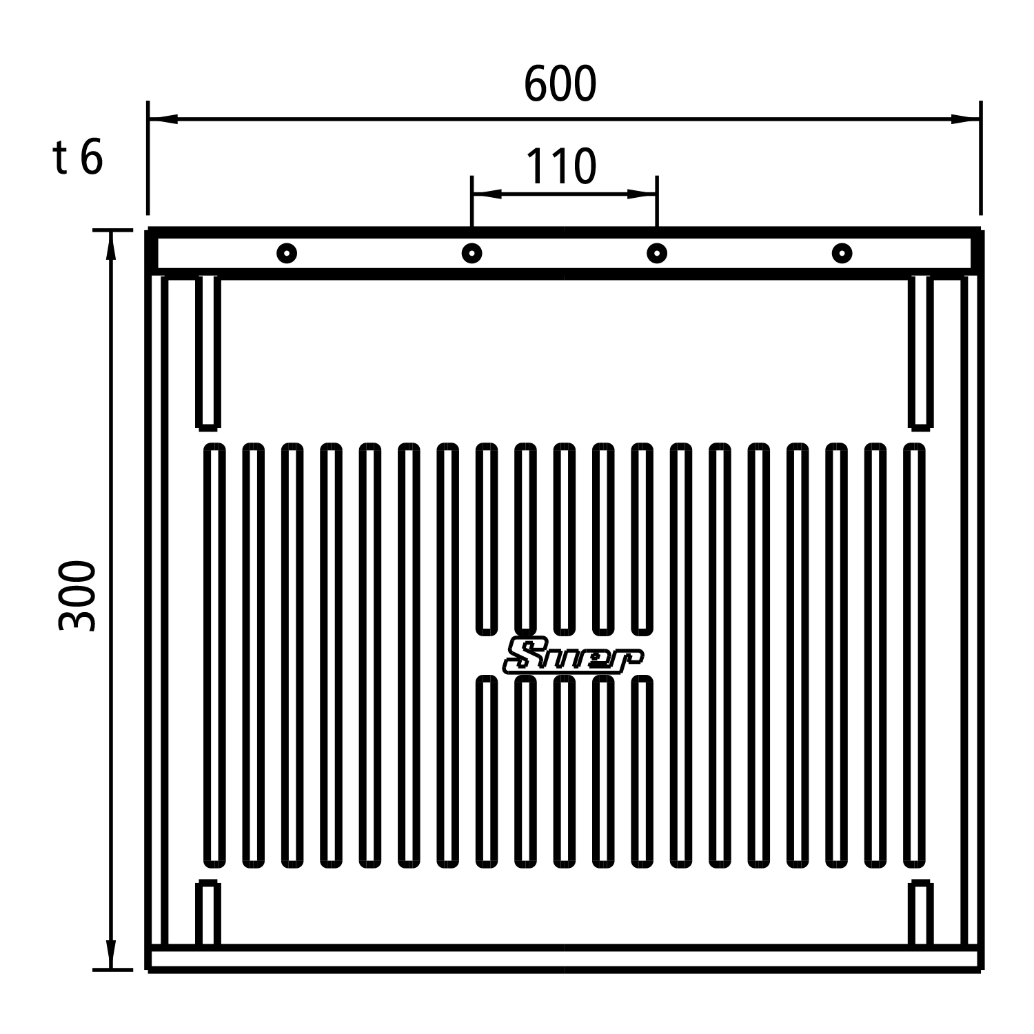 Schmutzfänger 600x400mm VPE 2 Stück    