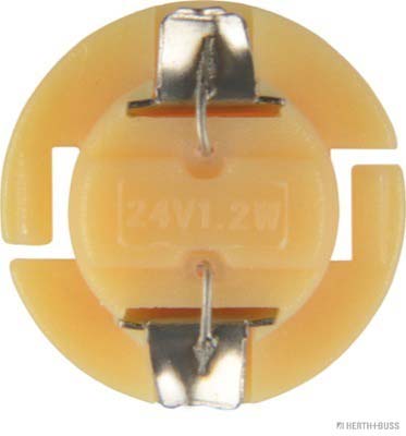 Kunststoffsockellampe gelber Sockel 24V / 1,2W