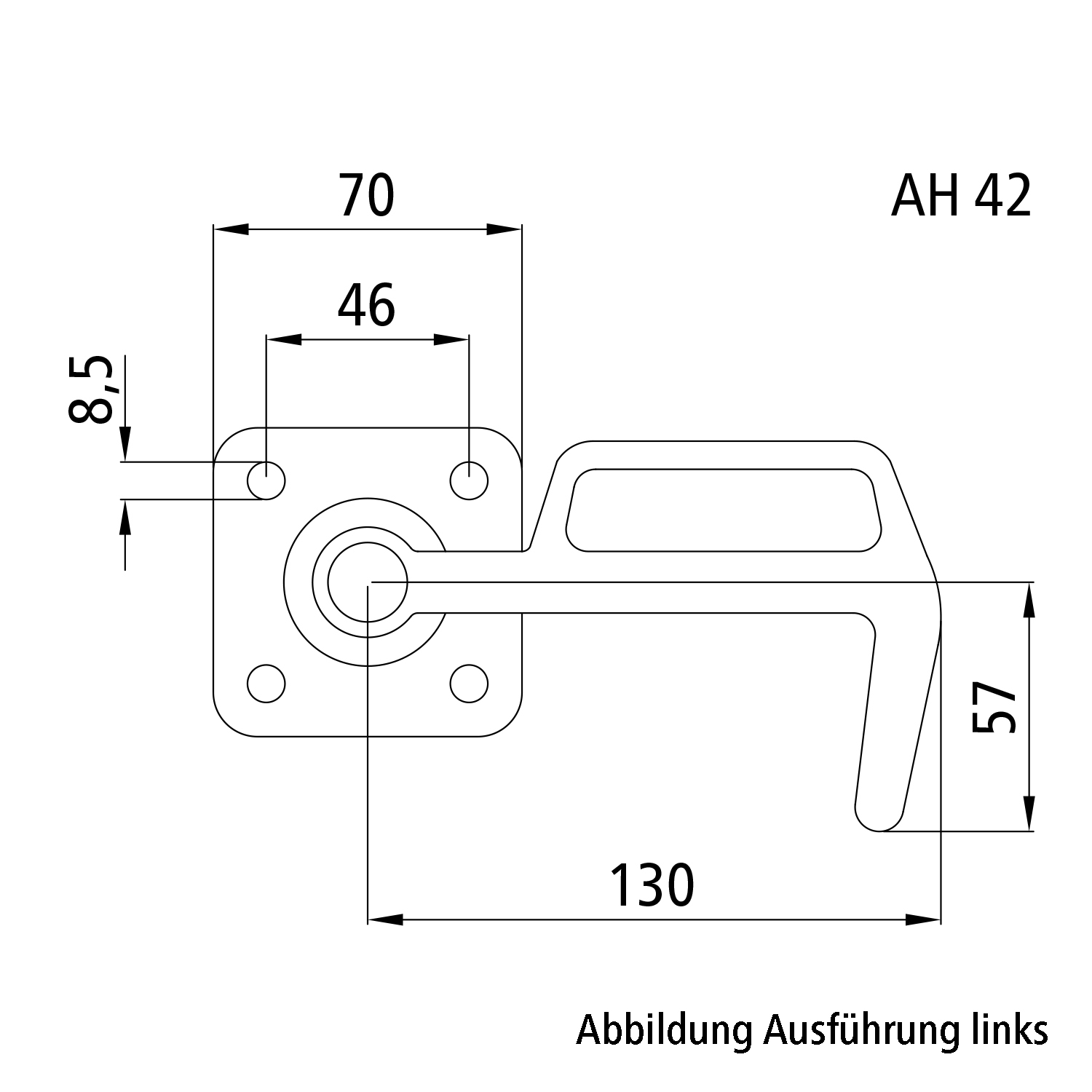 Kastenverschluss Größe 1 Anbau rechts