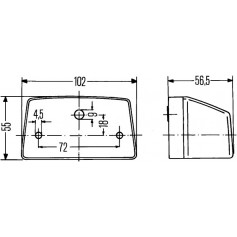 Kennzeichenleuchte  LED 24V