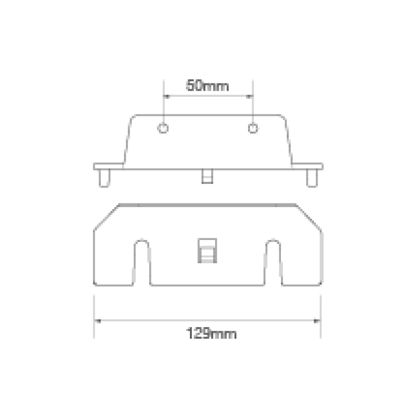 Winkelhalter für Markierungsleuchten Serie 129