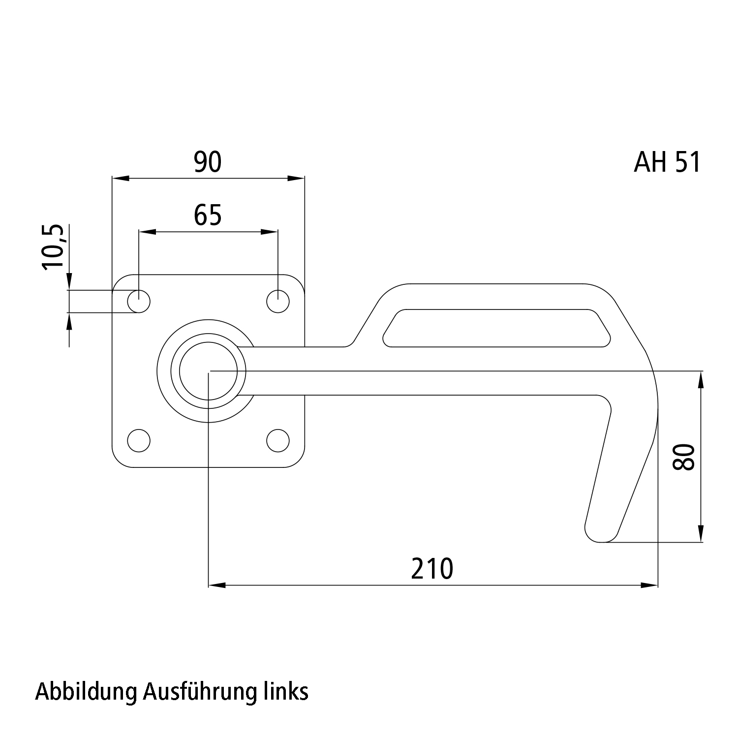 Kastenverschluss Größe 3 Anbau rechts