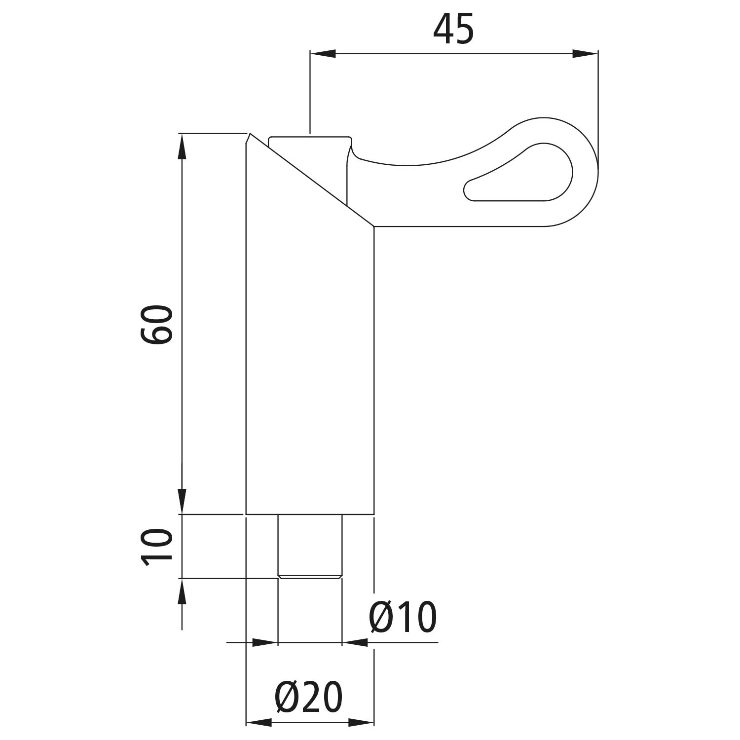 Federriegel Bolzendurchmesser 10mm Federriegel Bolzendurchmesser 10mm