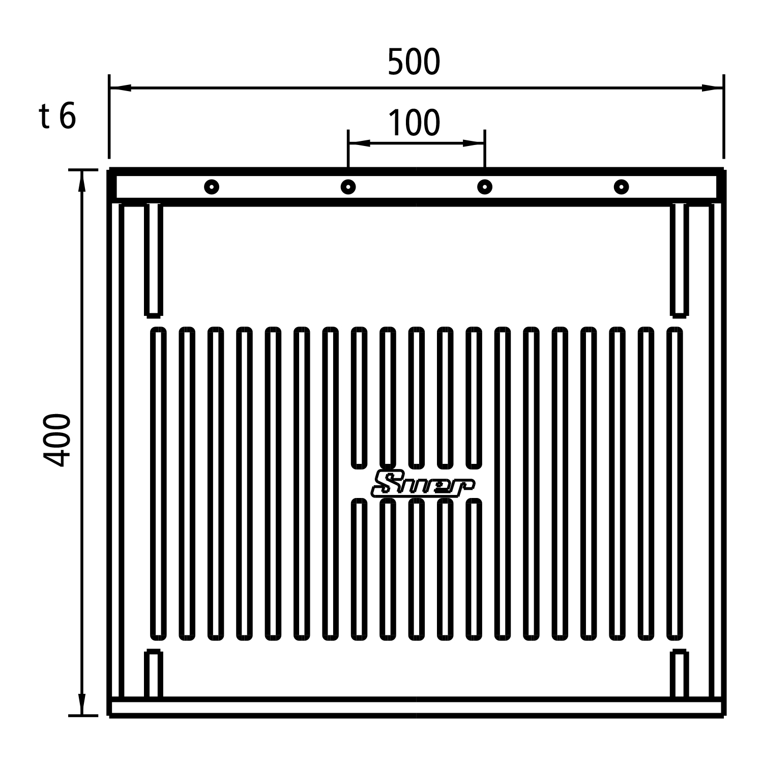 Schmutzfänger 500x300mm VPE 2 Stück  