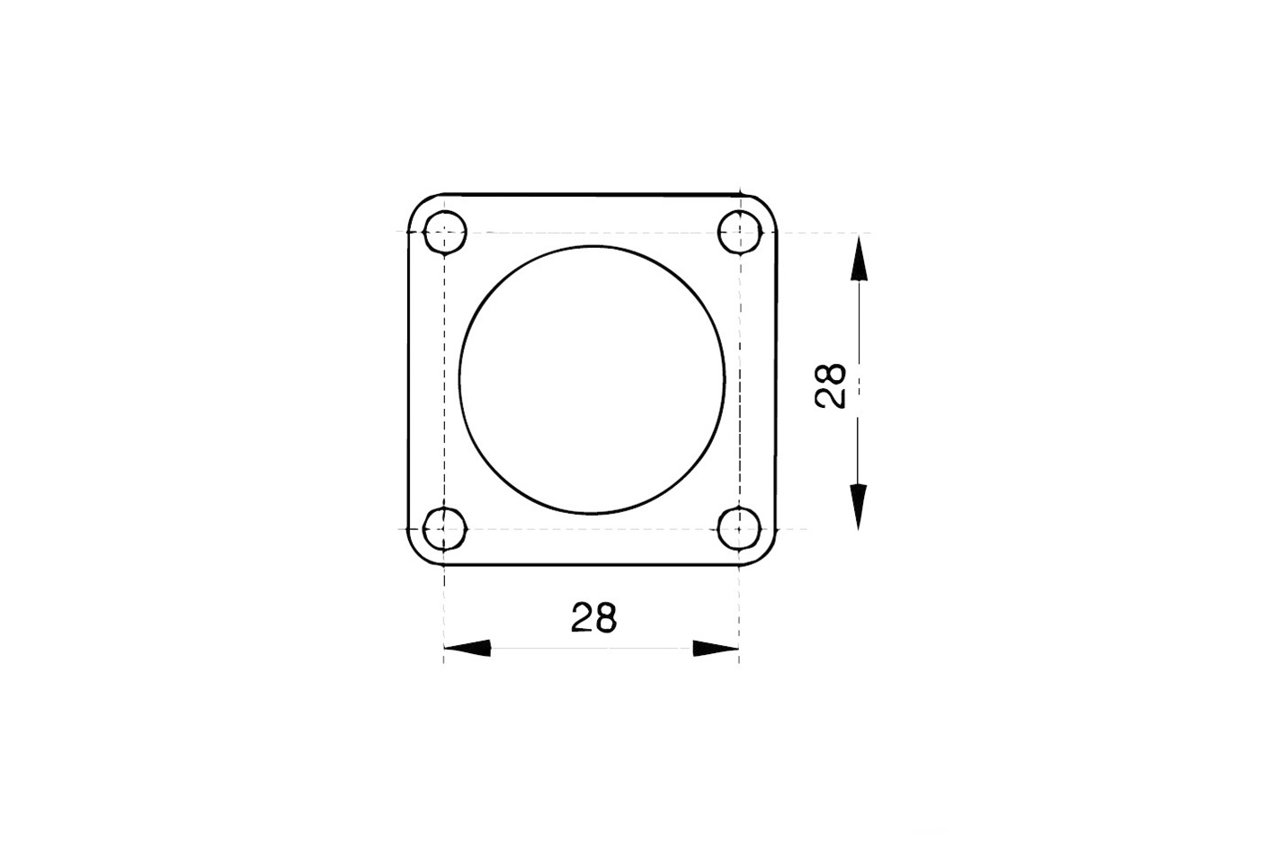 Steckdose 3 polig 12/24 Volt 