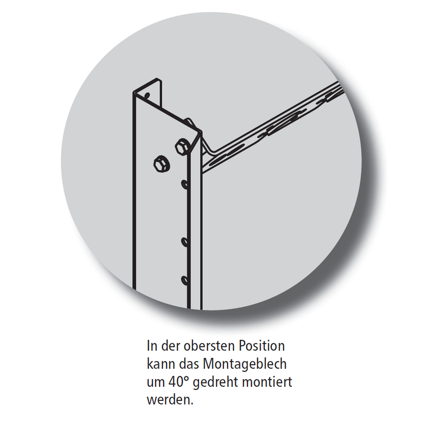 Halterung für Elektrik und Kupplungsköpfe