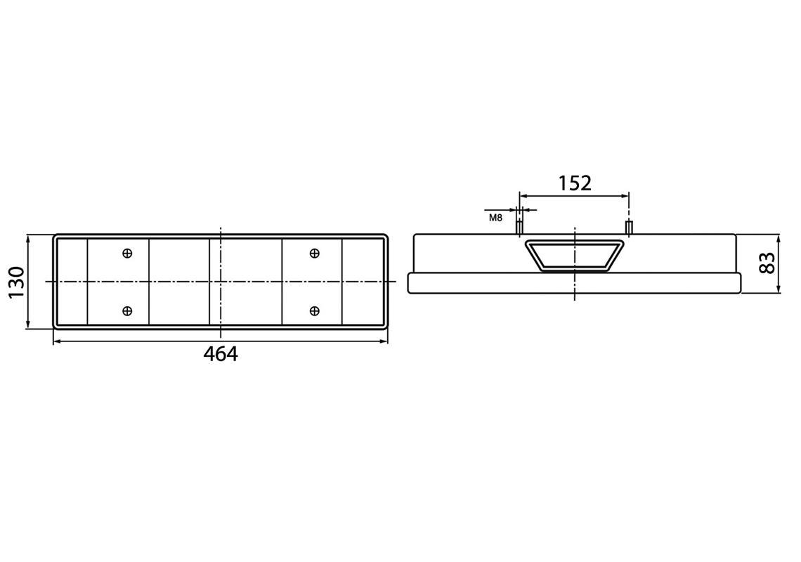 Heckleuchte links passend für MAN Serie F/ L/M 