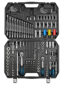 Steckschlüsselsatz 1/4", 3/8", 1/2", 176-teilig