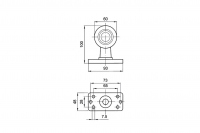 LED Begrenzungsleuchte 24V  Anbau links / rechts 