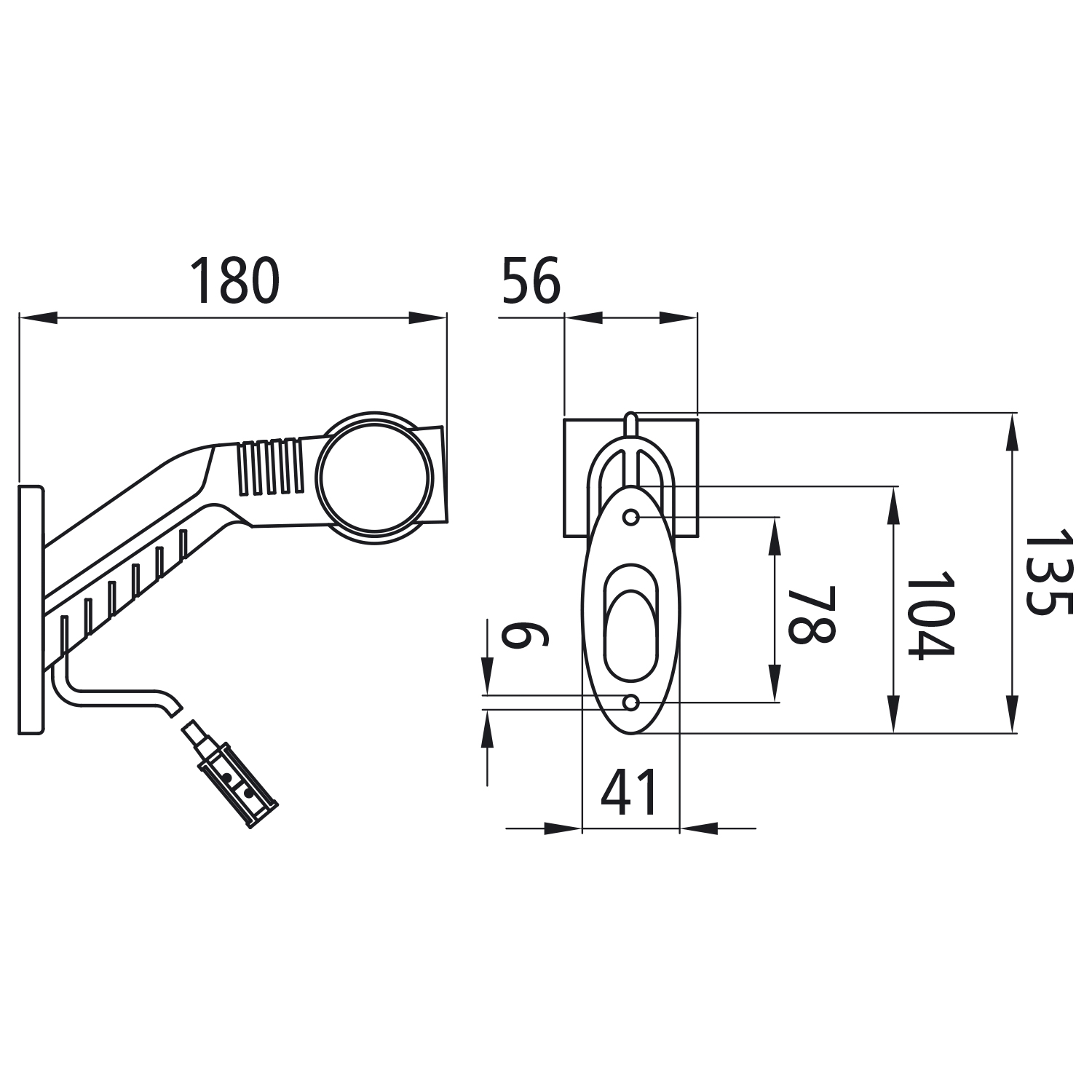 Umrissleuchte LED Superpoint III Anbau rechts