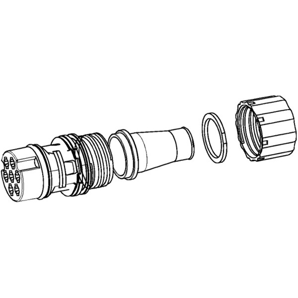 Stecker 7 polig EasyConn Stecksystem 