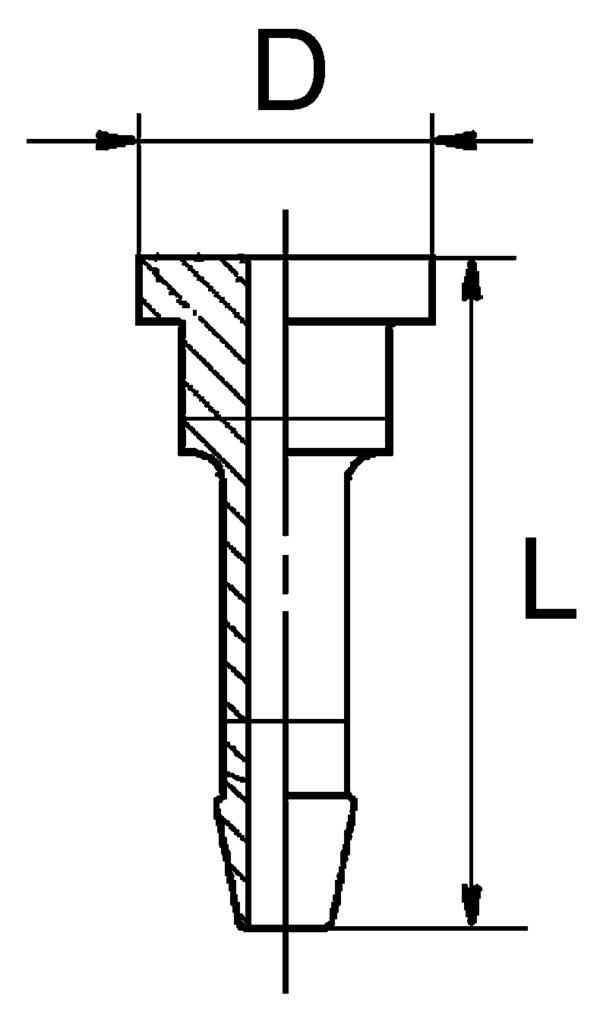 Schlauchnippel passend für Wabco- Prüfschlauch 