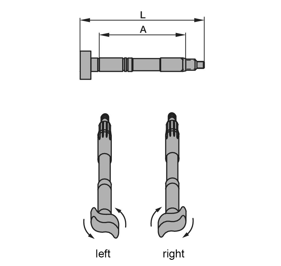 Bremswelle passend für BPW- Achsen 860mm lang 