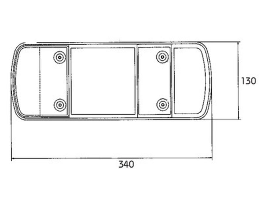 Heckleuchte links passend für Mercedes Benz Atego/ Atego II