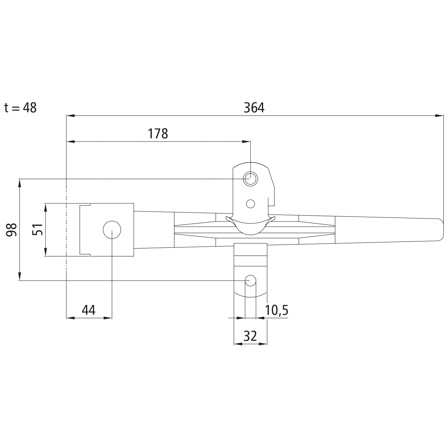 Containerverschluss 3/4" passend für Bloxwich B2000 N