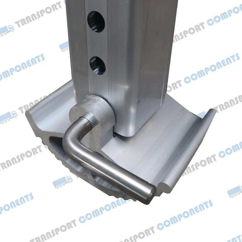 ALU Stützfuß mit Edelstahl Bolzen für LT ALU-LEG Stützbeine 