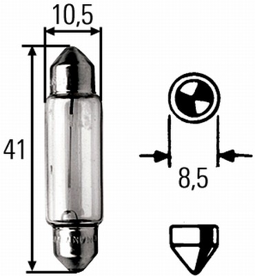 Soffittenlampe, 12 V, 12V