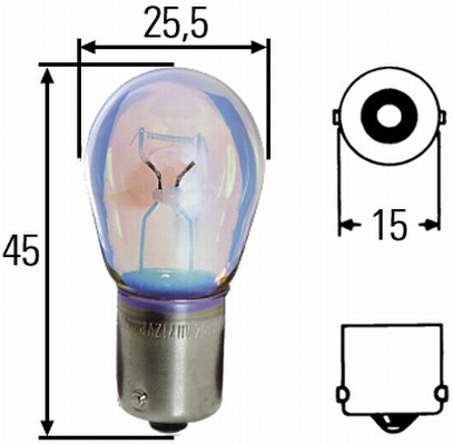 Glühlampe 24 Volt 21 Watt BA 15s  