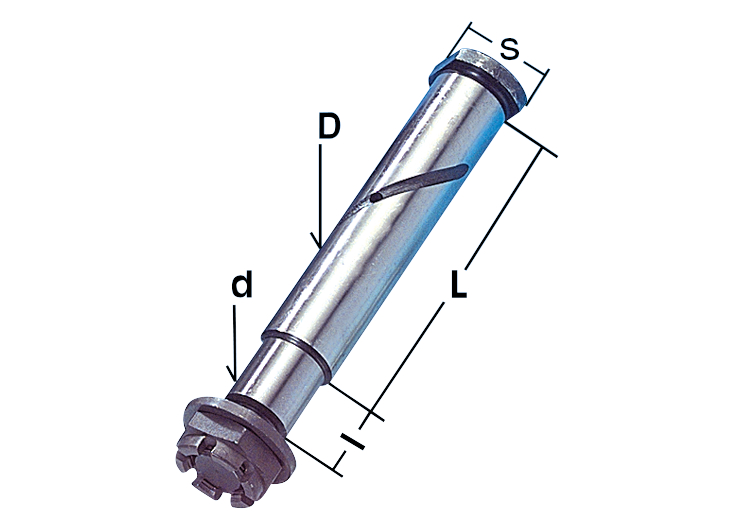 Einheits- Federbolzen 35 x 131,5mm (E12) VPE 5 Stück