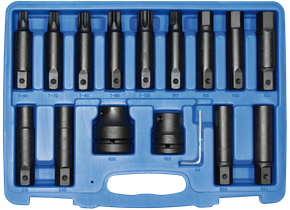 IMPACT-Schraubendreheinsätze 3/4"+1" 16-teilig