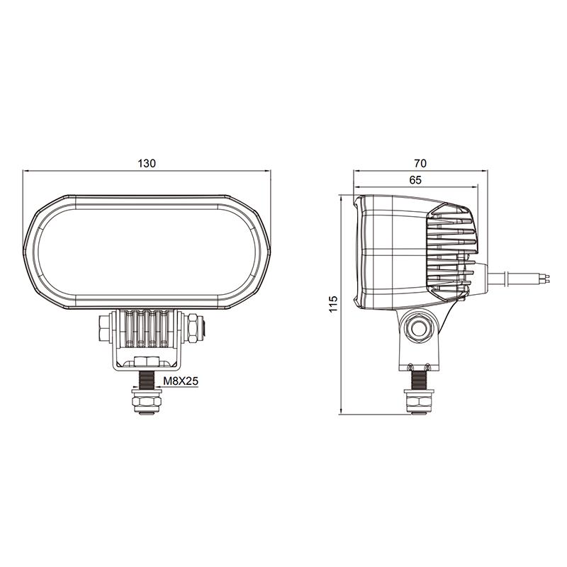 LED Projektionsleuchte rote Linie LED Projektionsleuchte rote Linie