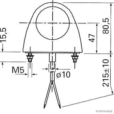 Begrenzungsleuchte 12/ 24V 