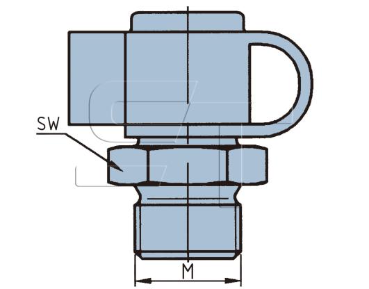 Prüfanschluss M16 x 1,5 Außengewinde