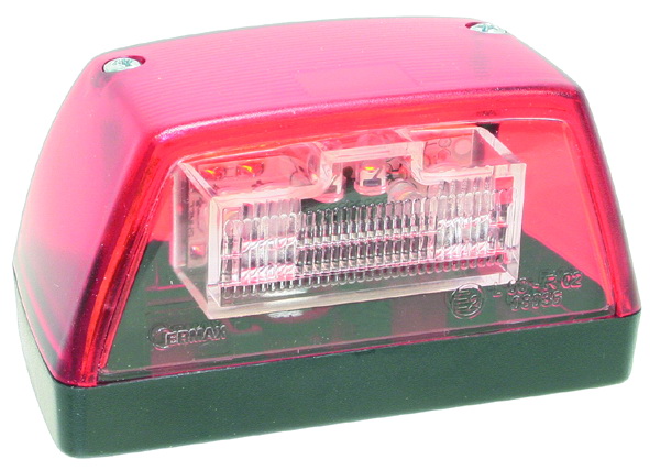 Kennzeichenleuchte rot LED 24V 