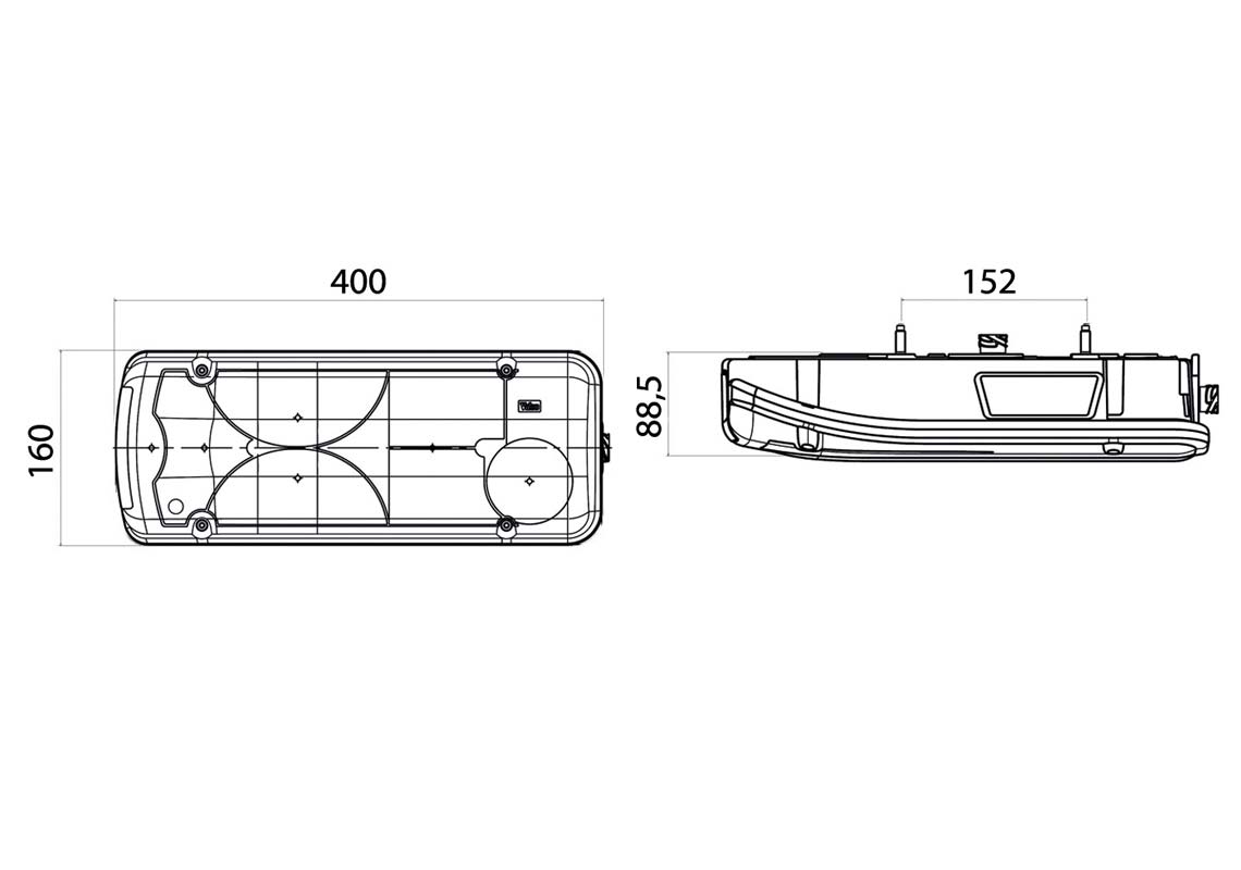 Heckleuchte rechts passend für Mercedes Benz Sprinter / VW Crafter ab 2006