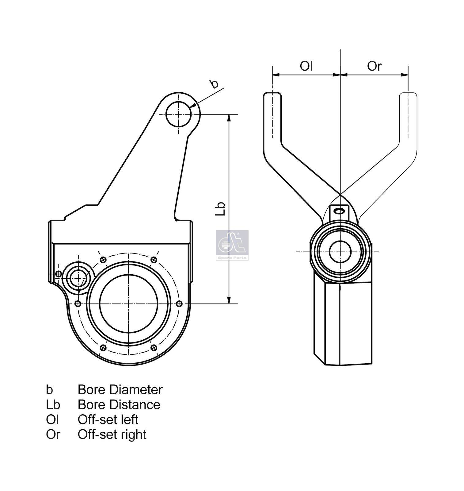 Gestängesteller automatisch passend für DAF 85CF / 95XF