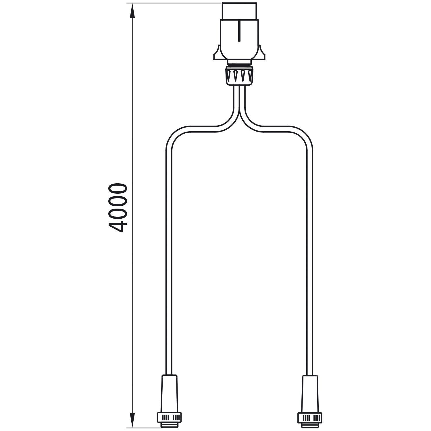 Versorgungskabel 7 poliger Stecker nach ISO 1724