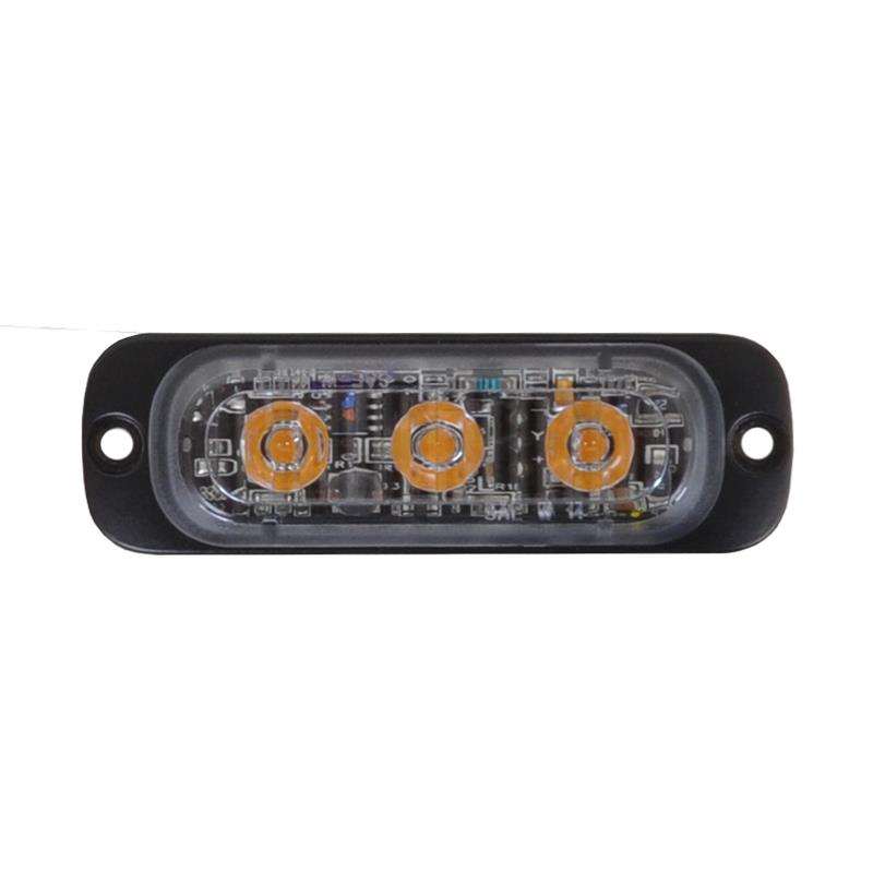 LED Warnblitzleuchte 12 / 24 Volt flache Ausführung 