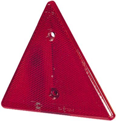 Dreieckrückstrahler Kunststoff rot mit Metall-Bodenplatte