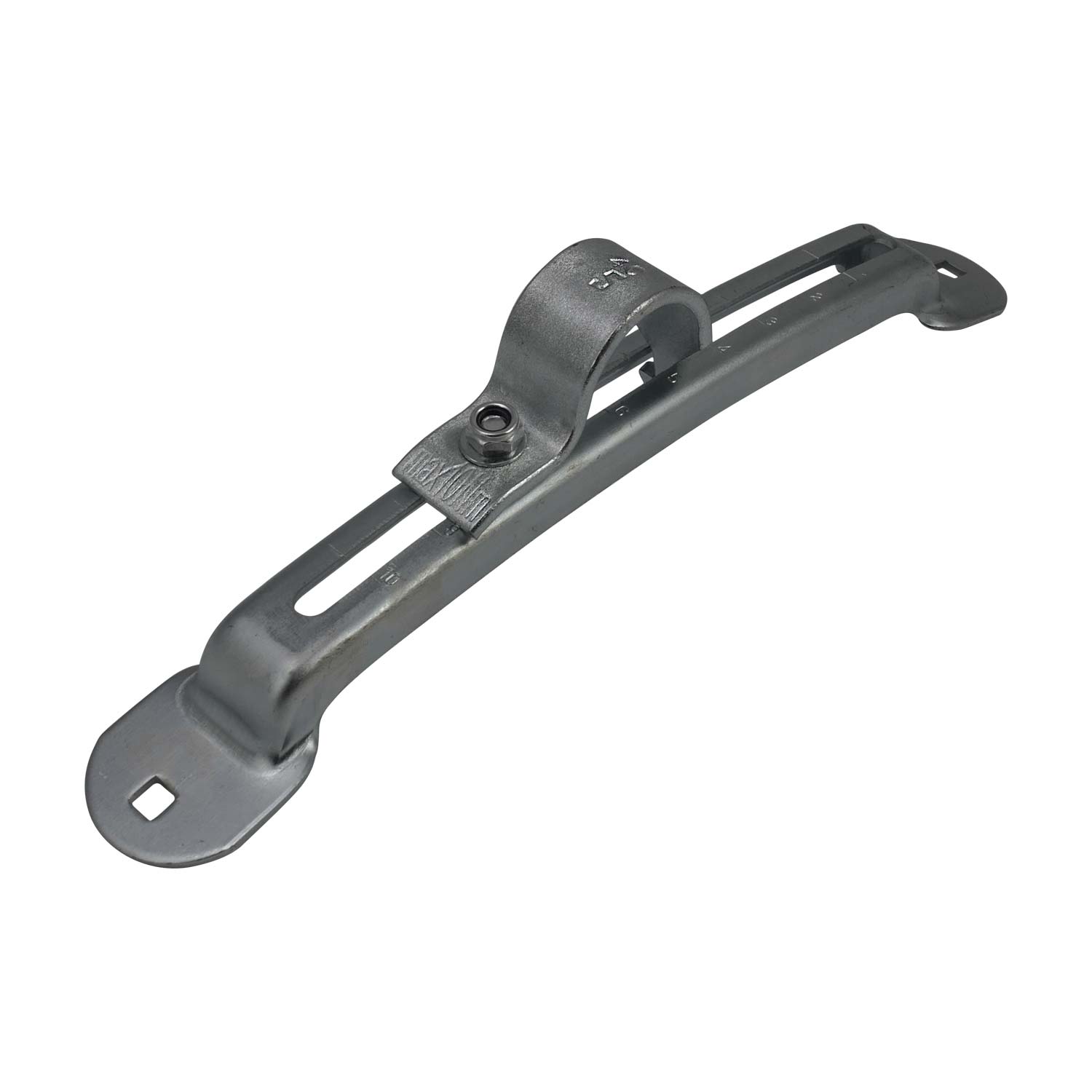 Kotflügelhalter stufenlos verstellbar für 42,4mm Tragrohre 